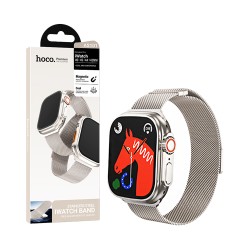 Bracelete de Milan con Fivela Magnética Hoco AS101 para iWatch (42/44/45/49mm) cor estrela Bracelete de Milan con Fivela Magnética Hoco AS101 para iWatch (42/44/45/49mm) cor estrela